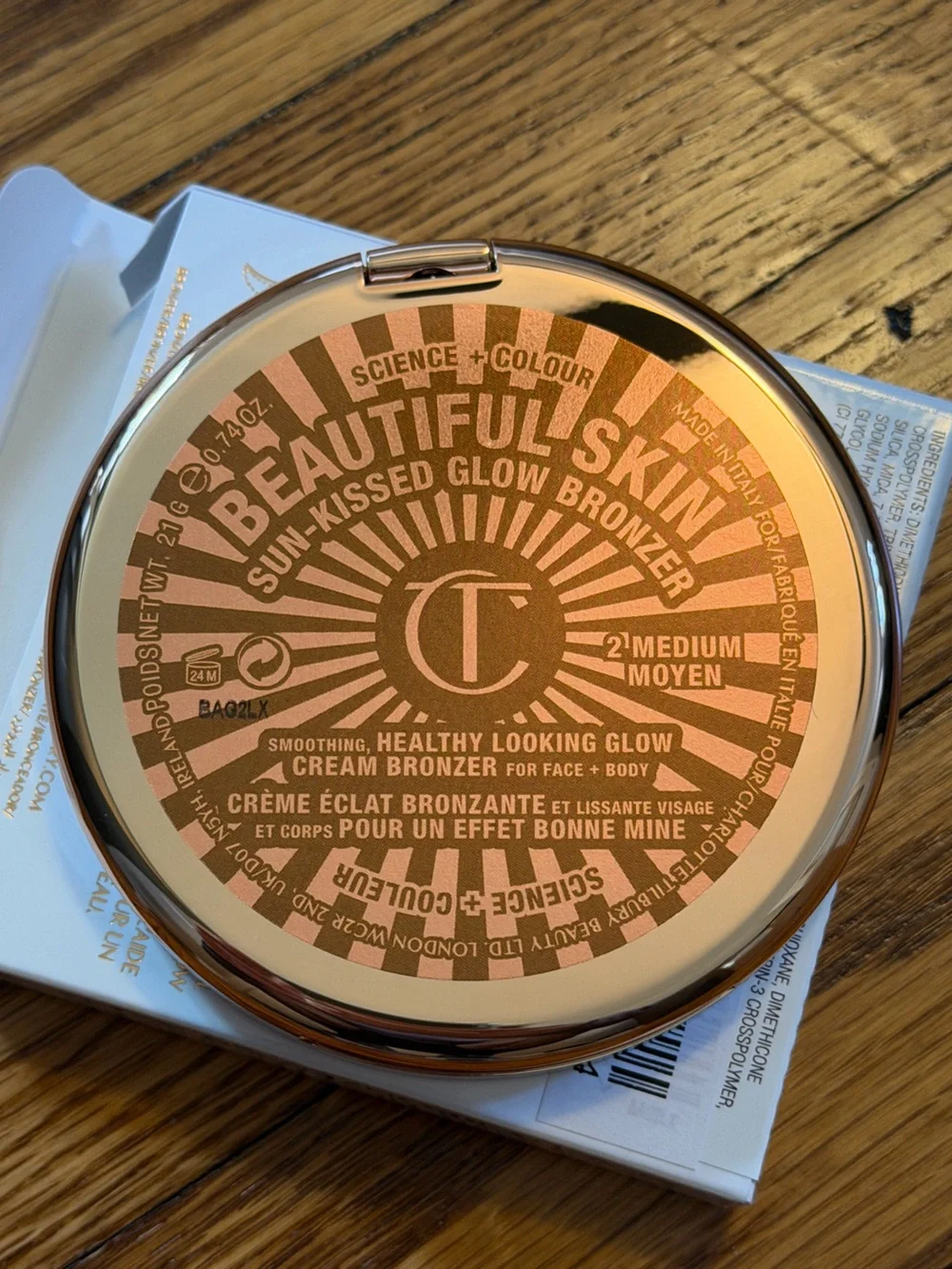 CHARLOTTE TILBURY BEAUTIFUL SKIN SUN-KISSED GLOW BRONZER 2/MEDIUM